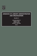 Cover: Advances in Library Administration and Organization - Emerald Publishing Limited