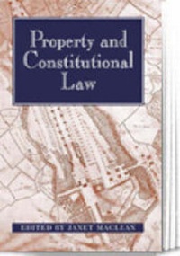 Enlarge image Cover: Property and the Constitution - Hart Publishing