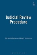 Cover: Judicial Review Procedure - Hart Publishing