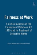 Cover: Fairness at Work - Hart Publishing