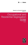 Cover: Occupational and Residential Segregation - Emerald Group Publishing Limited