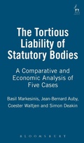 Cover: The Tortious Liability of Statutory Bodies - Hart Publishing