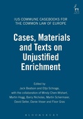 Cover: Cases, Materials and Texts on Unjustified Enrichment - Hart Publishing