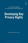 Cover: Developing Key Privacy Rights - Hart Publishing