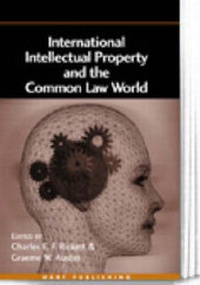 Enlarge image Cover: International Intellectual Property and the Common Law World - Hart Publishing