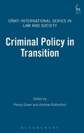 Cover: Criminal Policy in Transition - Hart Publishing
