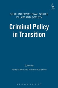Enlarge image Cover: Criminal Policy in Transition - Hart Publishing