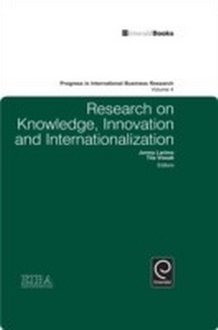 Enlarge image Cover: Research on Knowledge, Innovation and Internationalization - Emerald Publishing Limited