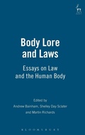 Cover: Body Lore and Laws - Hart Publishing
