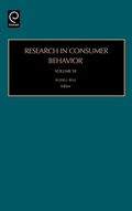 Cover: Research in Consumer Behavior - Emerald Publishing Limited