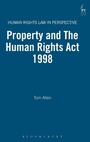 Cover: Property and The Human Rights Act 1998 - Hart Publishing