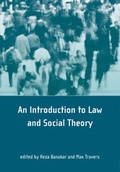 Cover: An Introduction to Law and Social Theory - Hart Publishing