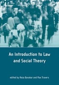 Cover: An Introduction to Law and Social Theory - Hart Publishing