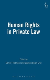 Enlarge image Cover: Human Rights in Private Law - Hart Publishing