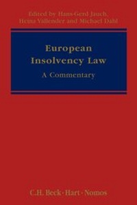 Abbildung von: European Insolvency Law - Hart Publishing