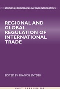 Cover: Regional and Global Regulation of International Trade - Hart Publishing