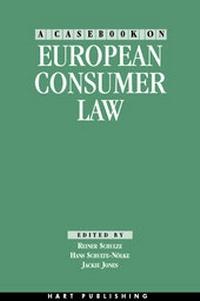 Abbildung von: A Casebook on European Consumer Law - Hart Publishing