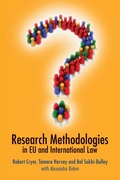 Cover: Research Methodologies in EU and International Law - Hart Publishing