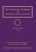 Cover: Cambridge Yearbook of European Legal Studies Vol 3, 2000 - Hart Publishing