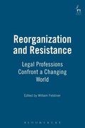 Cover: Reorganization and Resistance - Hart Publishing