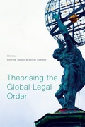 Cover: Theorising the Global Legal Order - Hart Publishing