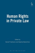 Cover: Human Rights in Private Law - Hart Publishing