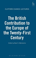 Cover: The British Contribution to the Europe of the Twenty-First Century - Hart Publishing