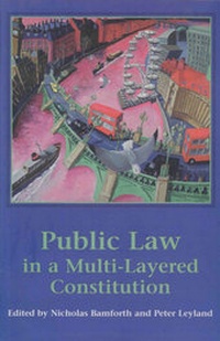Enlarge image Cover: Public Law in a Multi-layered Constitution - Hart Publishing