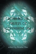 Cover: Rethinking the Masters of Comparative Law - Hart Publishing
