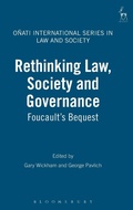 Cover: Rethinking Law, Society and Governance - Hart Publishing