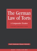 Cover: The German Law of Torts - Hart Publishing