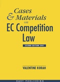 Cover: Cases and Materials on EC Competition Law - Hart Publishing