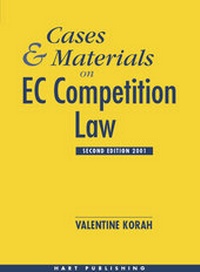 Abbildung von: Cases and Materials on EC Competition Law - Hart Publishing