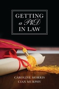 Cover: Getting a PhD in Law - Hart Publishing