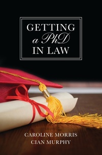 Enlarge image Cover: Getting a PhD in Law - Hart Publishing
