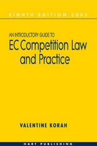 Abbildung von: An Introductory Guide to EC Competition Law and Practice - Hart Publishing