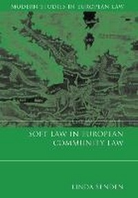 Enlarge image Cover: Soft Law in European Community Law - Hart Publishing
