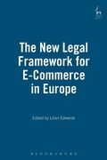 Cover: The New Legal Framework for E-Commerce in Europe - Hart Publishing