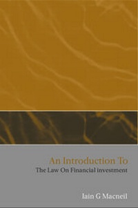 Enlarge image Cover: An Introduction to the Law on Financial Investment - Hart Publishing