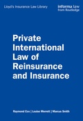 Cover: Private International Law of Reinsurance and Insurance - Informa Law