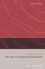Cover: An Introduction to the Law on Financial Investment - Hart Publishing