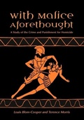 Cover: With Malice Aforethought - Hart Publishing