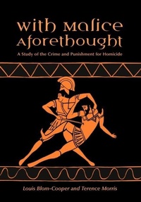 Enlarge image Cover: With Malice Aforethought - Hart Publishing