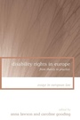 Cover: Disability Rights in Europe - Hart Publishing