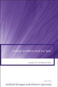 Cover: Social Welfare and EU Law - Hart Publishing