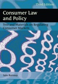 Cover: Consumer Law and Policy - Hart Publishing