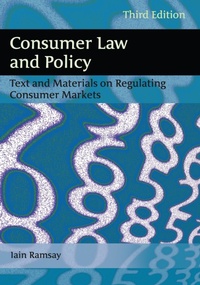 Abbildung von: Consumer Law and Policy - Hart Publishing