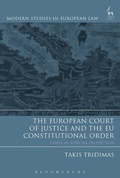 Cover: The European Court of Justice and the EU Constitutional Order - Hart Publishing