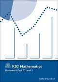 Cover: Key Stage 3 Mathematics Homework: Level 5 Pack C - Pearson Publishing
