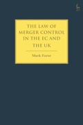 Cover: The Law of Merger Control in the EC and the UK - Hart Publishing
